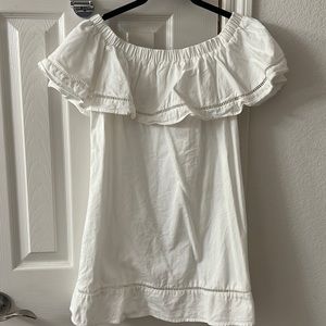 White off the shoulder dress